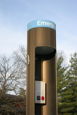 An emergency phone