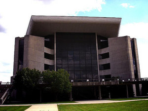 Stephens Auditorium from the north