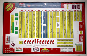 Layout of West Hy-Vee