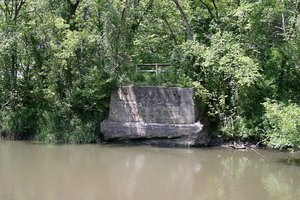 The dam?  Previous bridge?