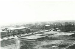 Aerial photo of west gate