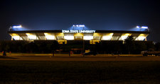 View of the stadium from the east