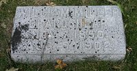Gravestone in the cemetery